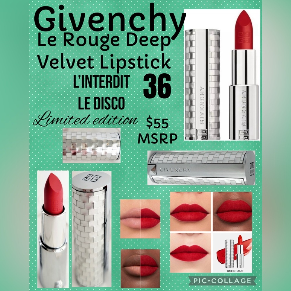 Givenchy Le Rouge Deep Velvet Lipstick in L'Interdit Red